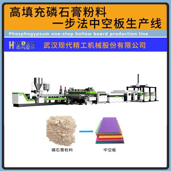 环保防潮中空板包装箱成套一步法生产线